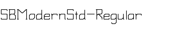SBModernStd Regular.ttf