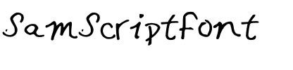 SamScriptFont Medium.ttf