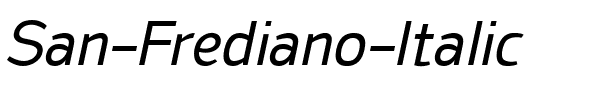 San Frediano Italic.ttf