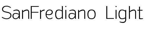 San Frediano Light.otf