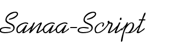 Sanaa Script Regular.ttf