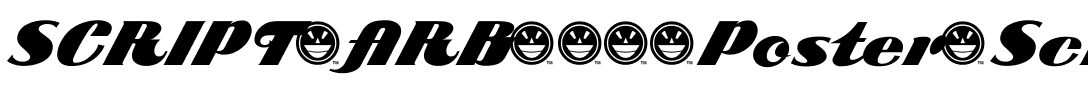 SCRIPT ARB-85 Poster Script Normal.ttf