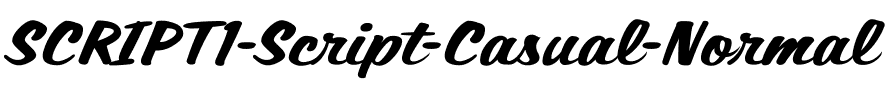 SCRIPT1 Script Casual Normal.ttf