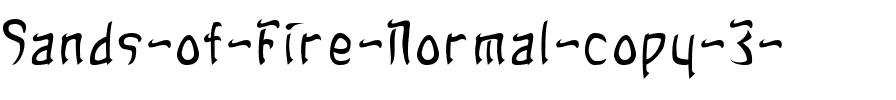 Sands of Fire  Normal.ttf