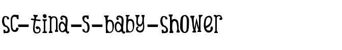 SC Tina’s Baby Shower Normal.ttf