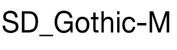 SD_Gothic M Regular.ttf