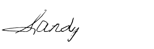Sandy Script.ttf