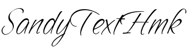 SandyTextHmk Regular.ttf