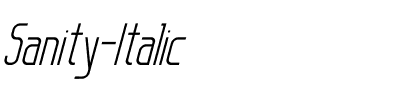 Sanity Italic.ttf