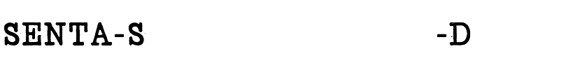SENTA Schreibmaschine Demo Normal.ttf