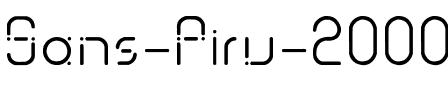 Sans Piru 2000 Normal.ttf