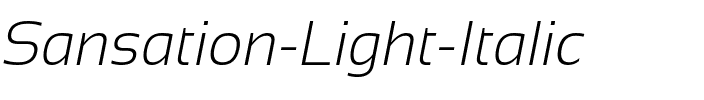 Sansation Light Light Italic.ttf