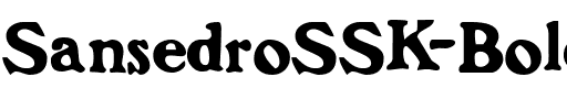 SansedroSSK Bold.ttf