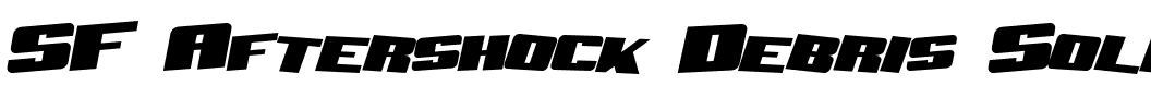 SF Aftershock Debris Solid Italic.ttf