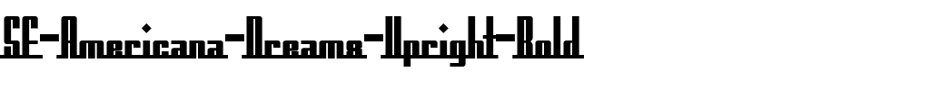 SF Americana Dreams Upright Bold.ttf
