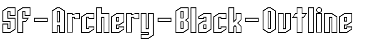 SF Archery Black Outline Regular.ttf