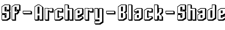 SF Archery Black Shaded Regular.ttf
