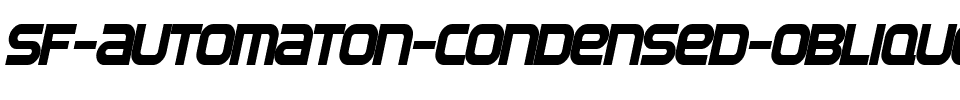 SF Automaton Condensed Oblique.ttf