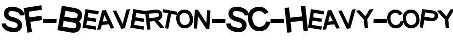 SF Beaverton SC Heavy.ttf
