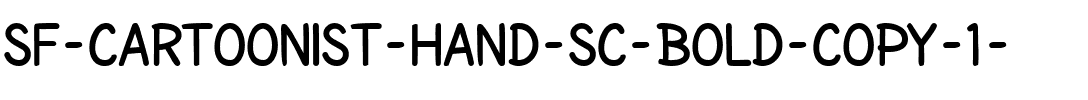 SF Cartoonist Hand SC Bold.ttf