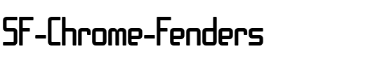 SF Chrome Fenders Regular.ttf