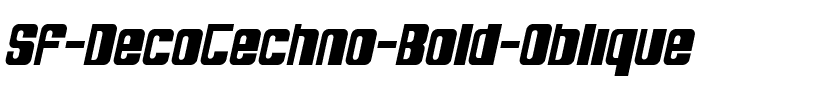 SF DecoTechno Bold Oblique.ttf