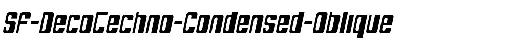 SF DecoTechno Condensed Oblique.ttf