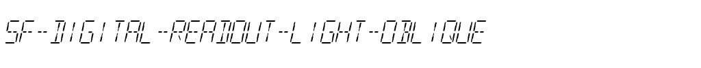 SF Digital Readout Light Oblique.ttf