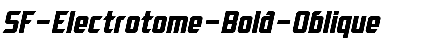 SF Electrotome Bold Oblique.ttf