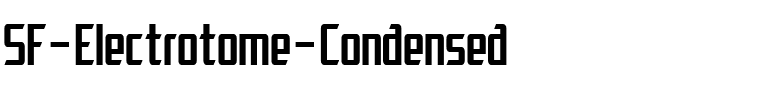 SF Electrotome Condensed Regular.ttf