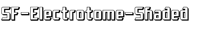 SF Electrotome Shaded Regular.ttf