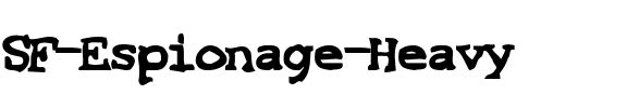 SF Espionage Heavy Regular.ttf