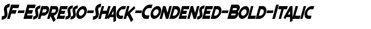 SF Espresso Shack Condensed Bold Italic.ttf