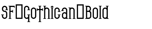 SF Gothican Bold.ttf