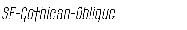 SF Gothican Oblique.ttf