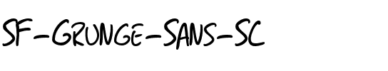 SF Grunge Sans SC Regular.ttf