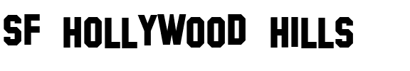 SF Hollywood Hills Regular.ttf
