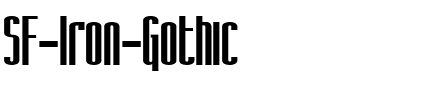 SF Iron Gothic Regular.ttf