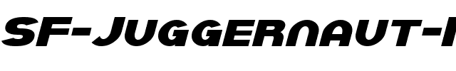 SF Juggernaut Italic.ttf