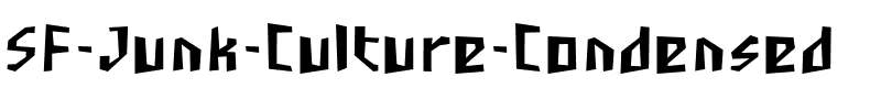 SF Junk Culture Condensed Regular.ttf