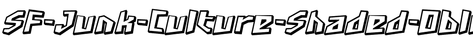 SF Junk Culture Shaded Oblique.ttf