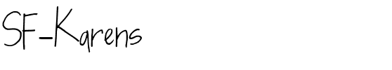 SF-Karens SF-Karens.ttf