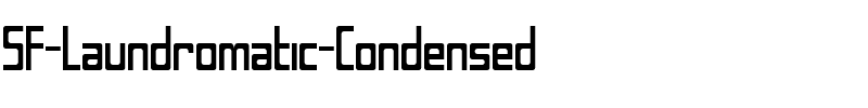 SF Laundromatic Condensed Regular.ttf