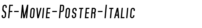 SF Movie Poster Italic.ttf