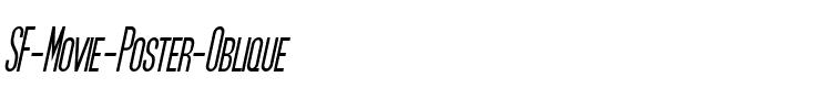 SF Movie Poster Oblique.ttf