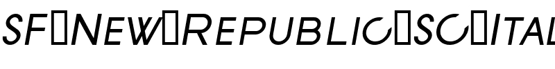 SF New Republic SC Italic.ttf