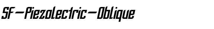 SF Piezolectric Oblique.ttf