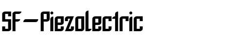 SF Piezolectric Regular.ttf