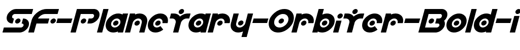SF Planetary Orbiter Bold Italic.ttf