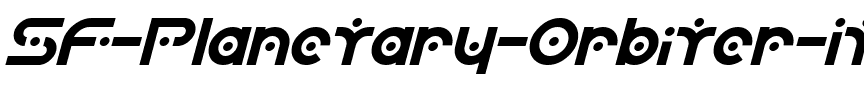 SF Planetary Orbiter Italic.ttf